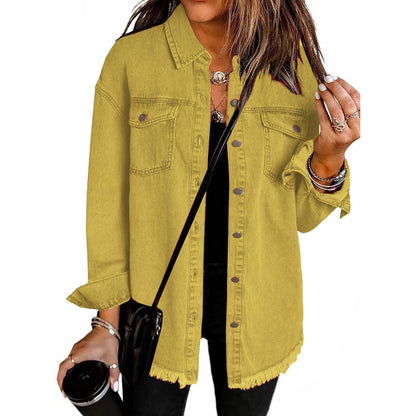 Elina – Relaxed Oversized Denim Jacket