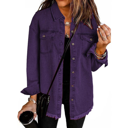 Elina – Relaxed Oversized Denim Jacket