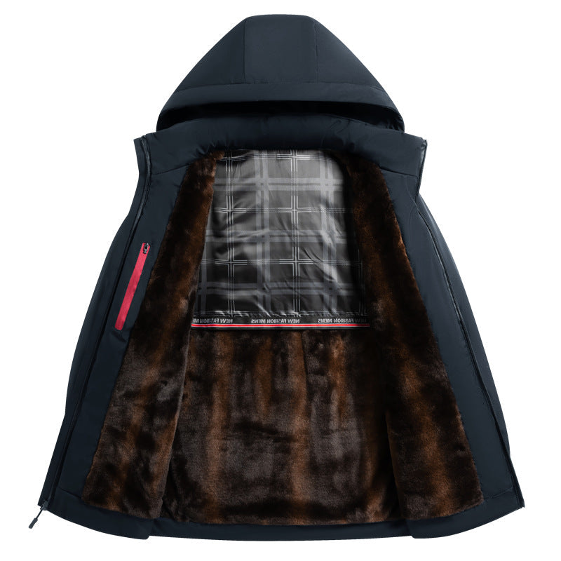 Gunnar - Fodrad vinterjacka med huva