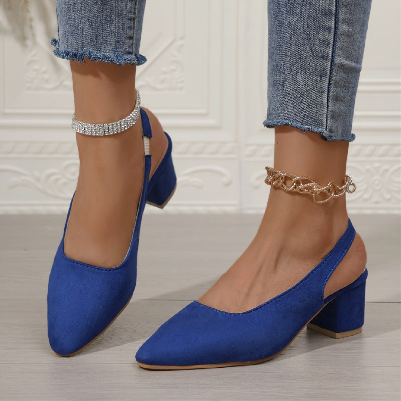 Wenja – Slingback klack med leopardmönster