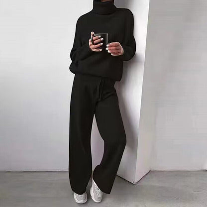 Elara - Mjukt 2-delat set med elegant polokrage