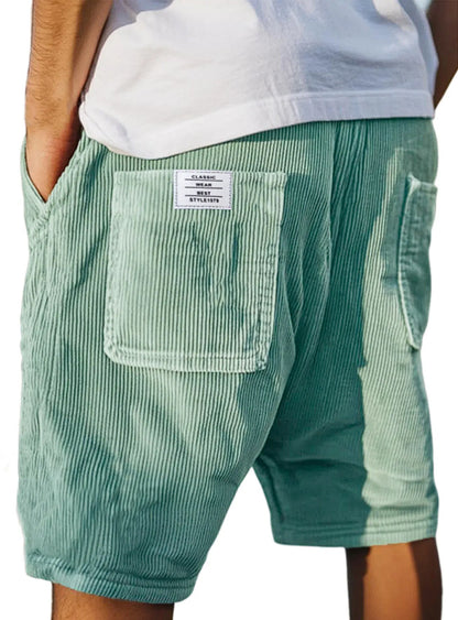 Ture – Avslappnade shorts i mjuk corduroy