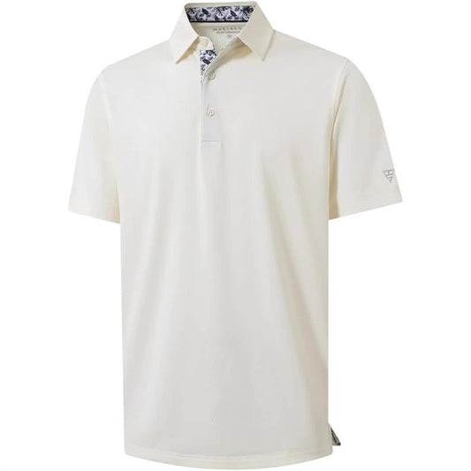 Alrik – Crèmefärgad Polo med Fina Detaljer