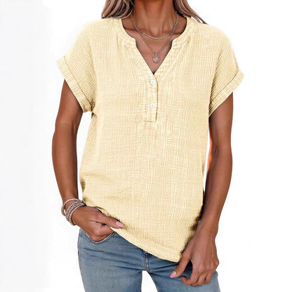 Ronja – Lightweight blouse with button placket