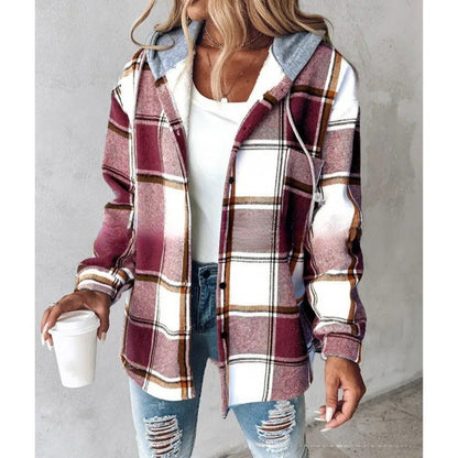 Kari – Rutigt huva overshirt