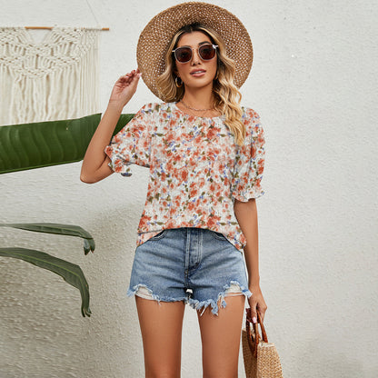 Javine – Lightweight top with colorful design