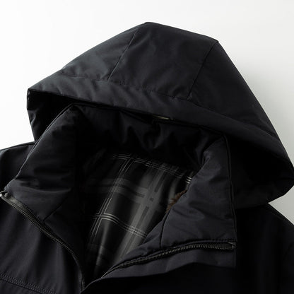 Gunnar - Fodrad vinterjacka med huva