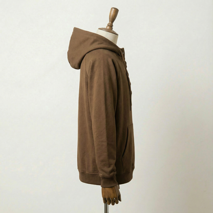 Falk – Löst sittande hoodie med snörning
