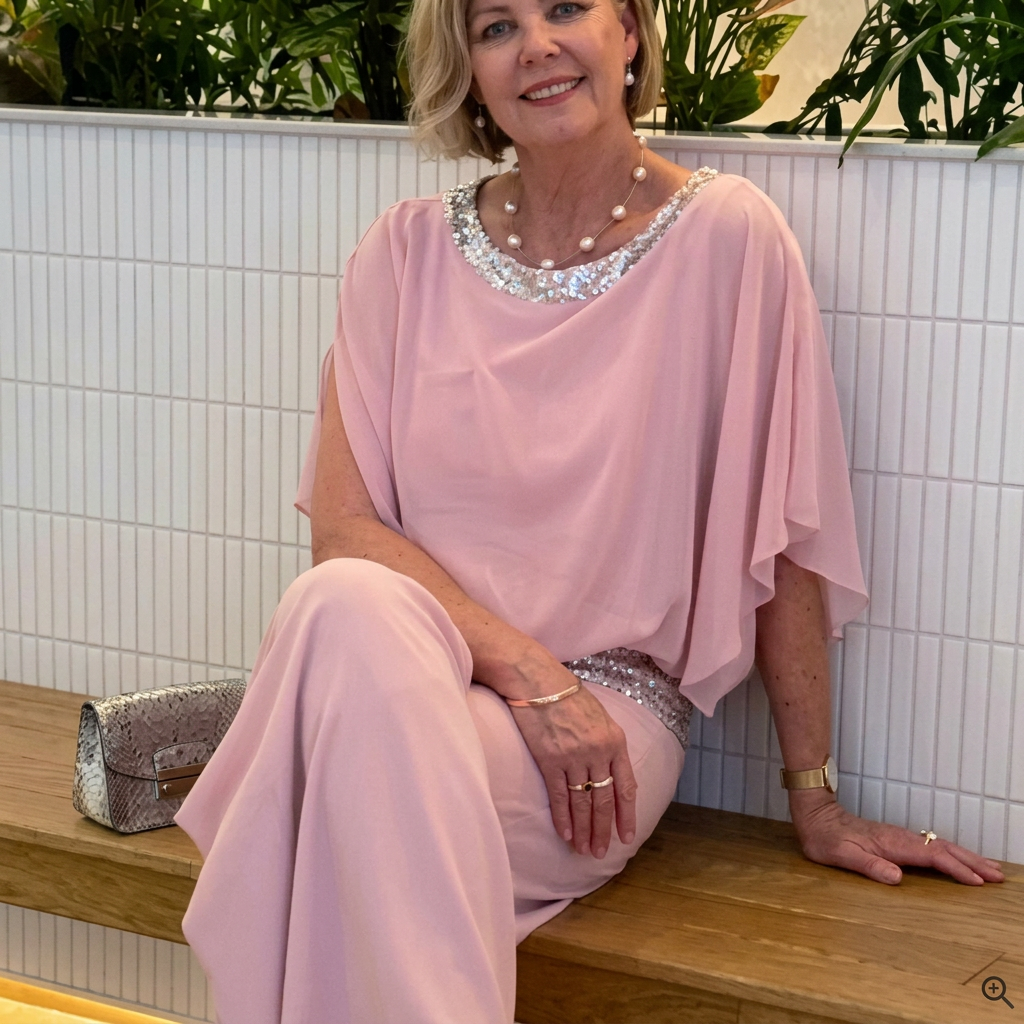 Evelina – Elegant set med festlig och bekväm känsla