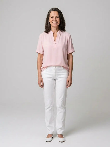 Novellea – Elegant blouse with stylish V-neck