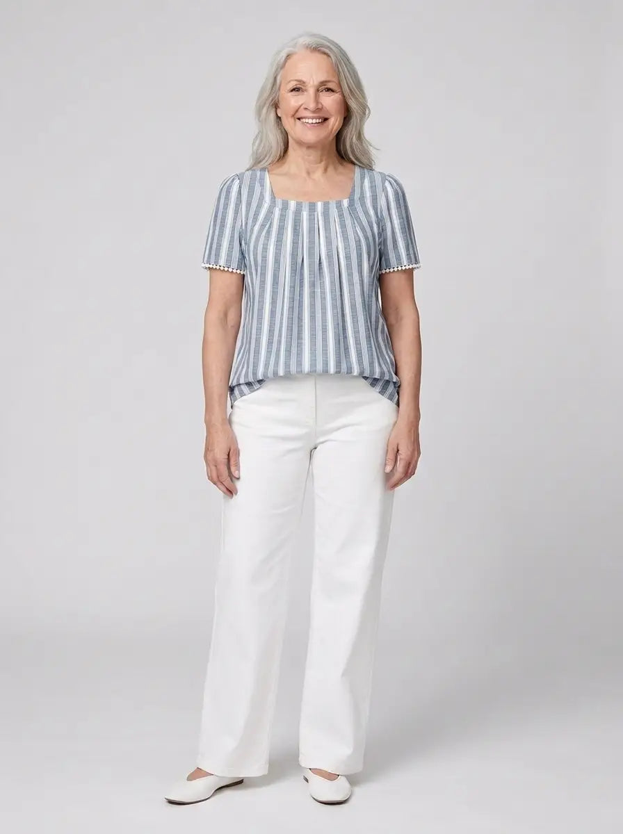 Zafrina – Breezy blouse with summery elegance | 1+1 FREE today