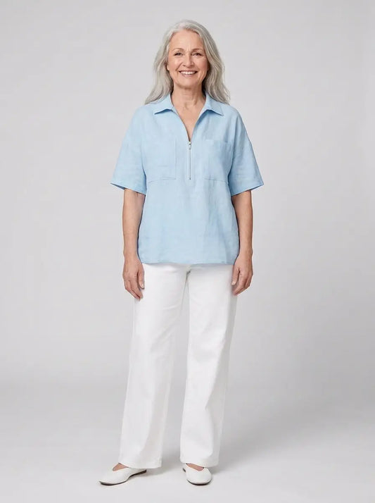 Ester - Airy blouse with stylish details