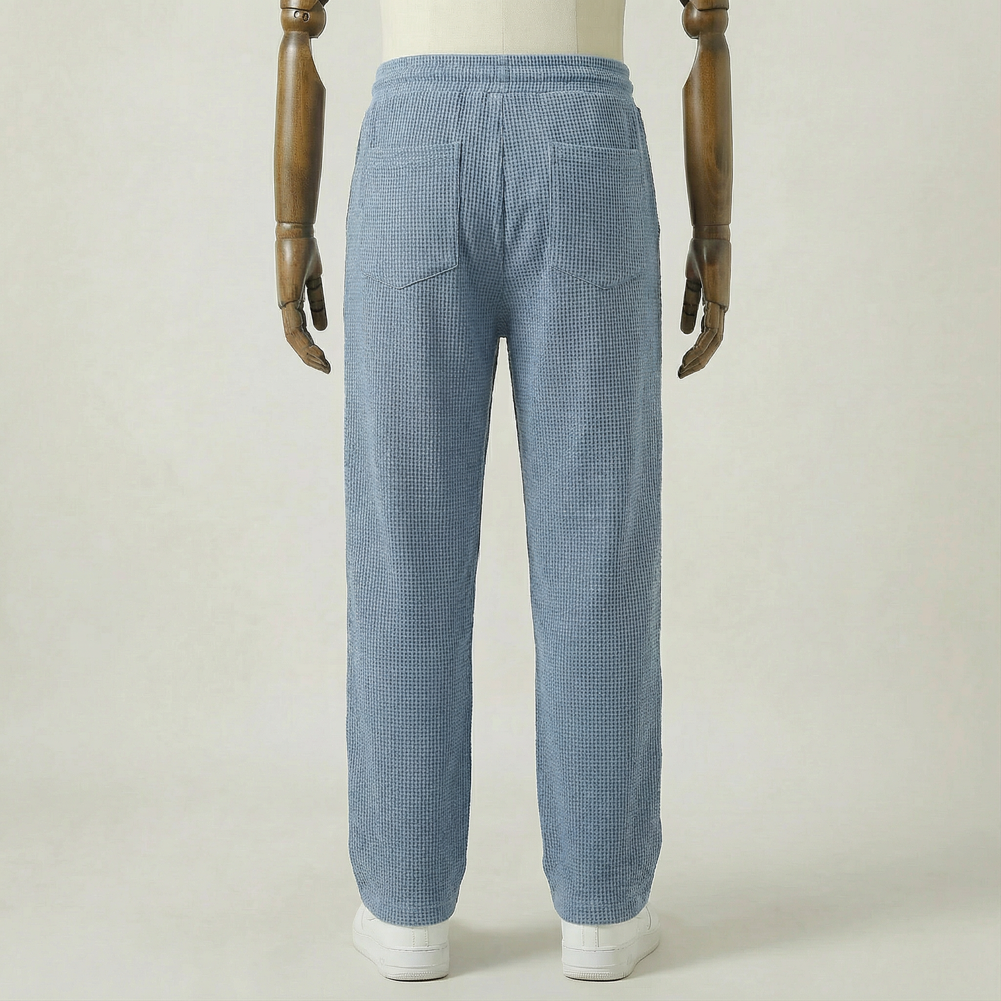 Johan – Avslappnade herrbyxor i våffelstruktur