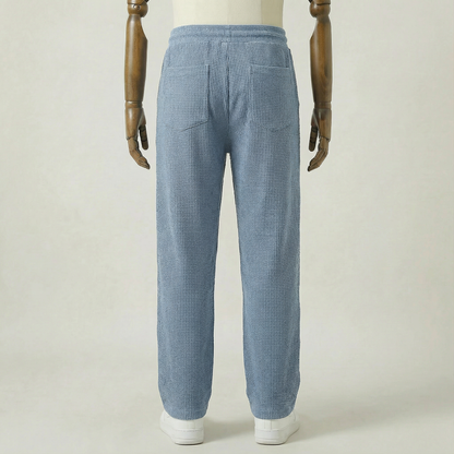 Johan – Avslappnade herrbyxor i våffelstruktur