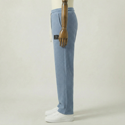 Johan – Avslappnade herrbyxor i våffelstruktur