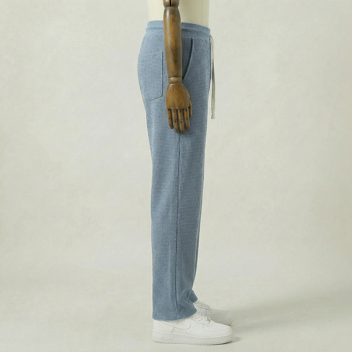 Johan – Avslappnade herrbyxor i våffelstruktur