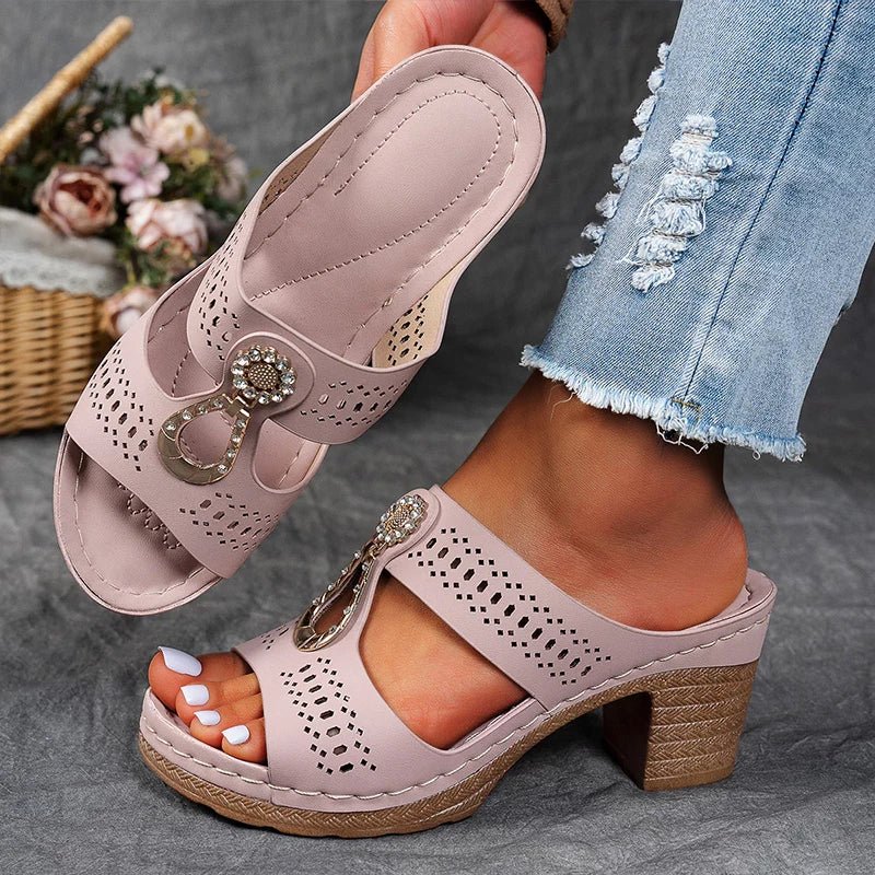 Xamira – Eleganta sandaler med komfortabel klack