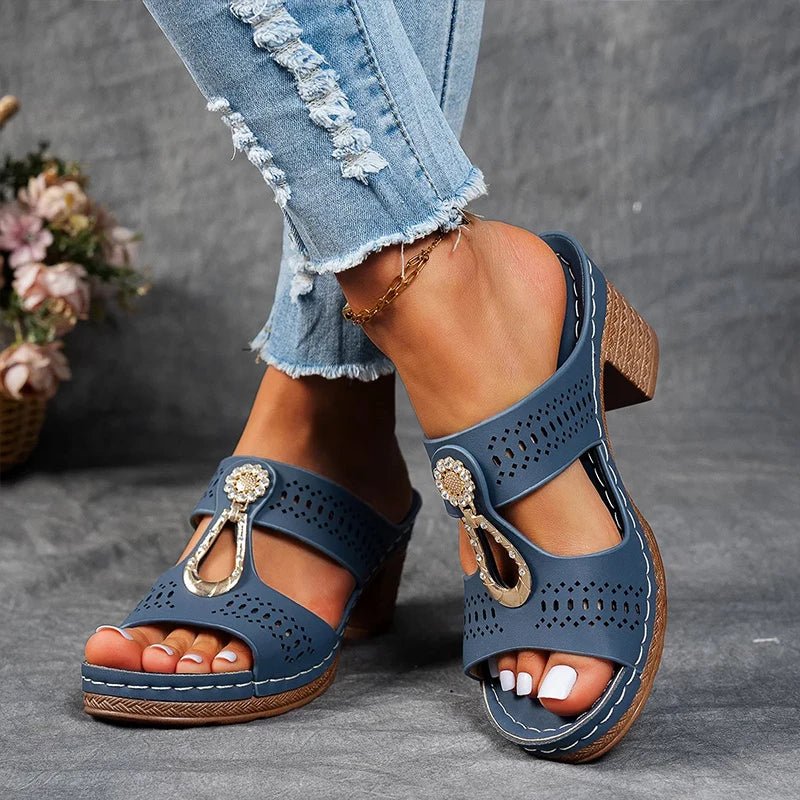 Xamira – Eleganta sandaler med komfortabel klack