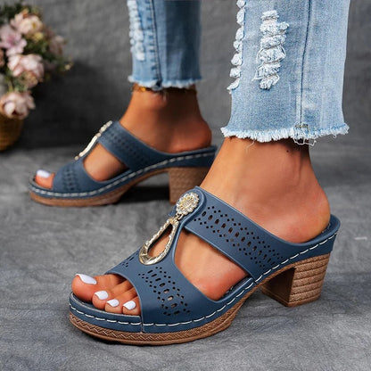 Xamira – Eleganta sandaler med komfortabel klack