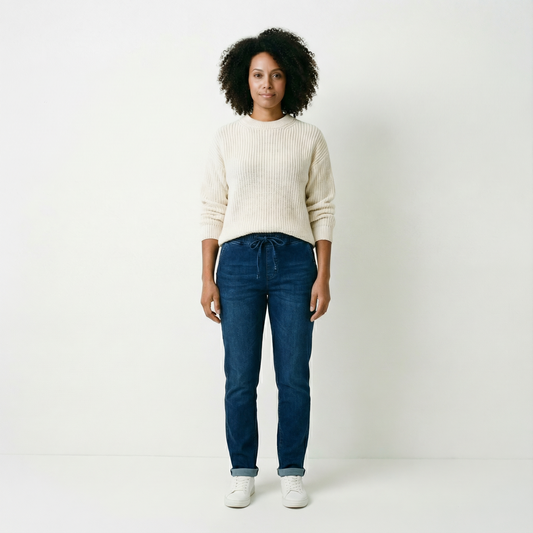 Ronja – Smala byxor med hög midja