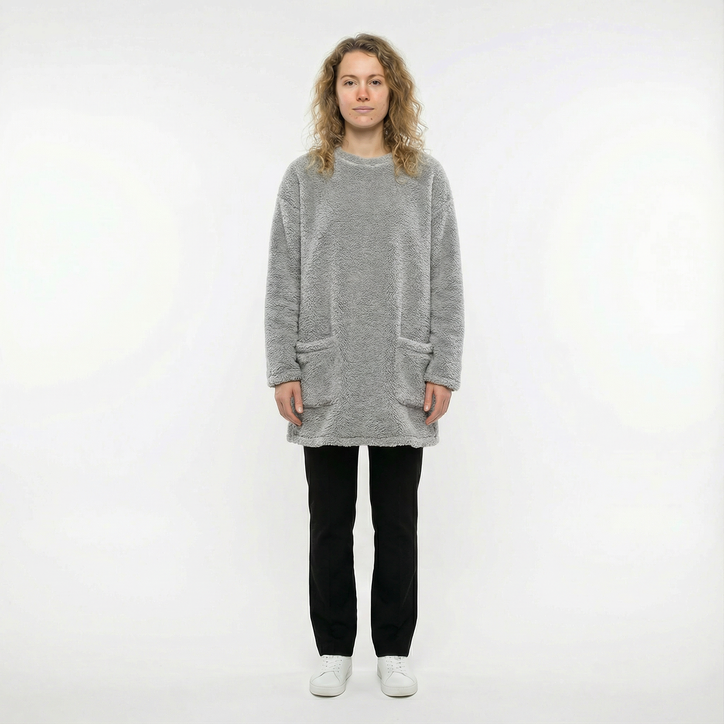 Arelle – Mid-length tröjdress med fickor