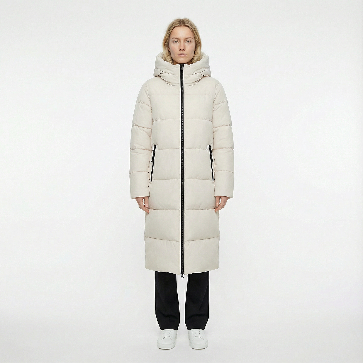 Ragna – Lång vadderad vinterjacka