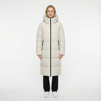 Ragna – Lång vadderad vinterjacka