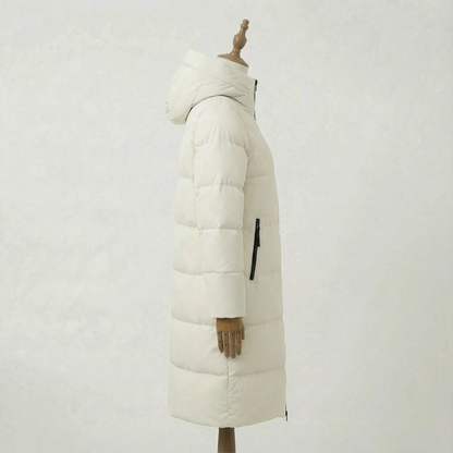 Ragna – Lång vadderad vinterjacka