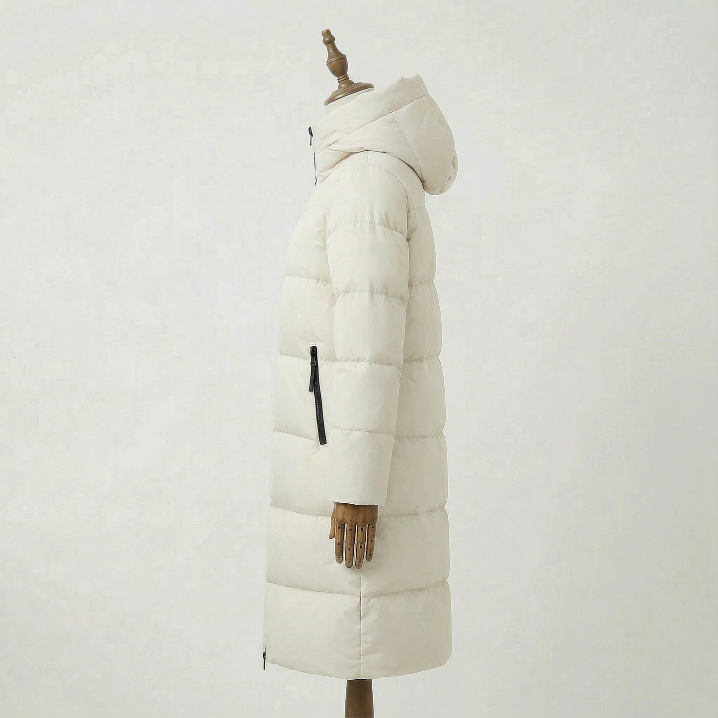 Ragna – Lång vadderad vinterjacka