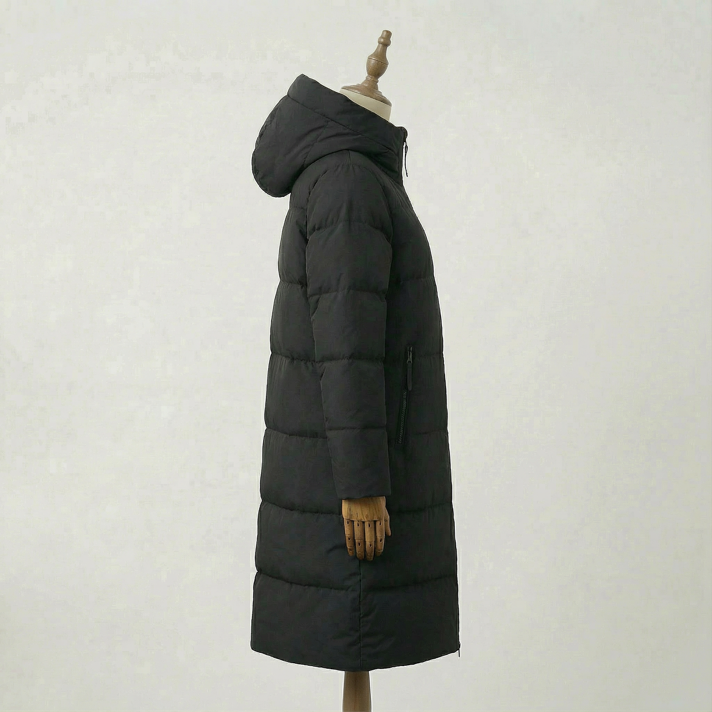 Ragna – Lång vadderad vinterjacka